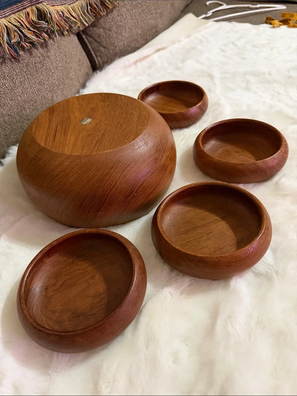 Teakwood salad bowl